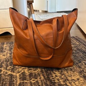 Vegan Leather Tote Bag